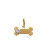 Pingente Osso c/ Patinha (Rodio) - 00 - 18mm x 9mm - 0.79gr