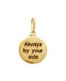 Pingente Always By Your Side (Sempre Ao Seu Lado) Resina 2 Lados - 00 - 15mm x 24mm - 1.20gr