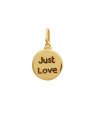 Pingente  Just Love (So Amor) Resina 2 Lados - 00 - 15mm x 24mm - 1.22gr