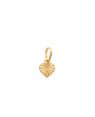 Pingente Coracao Mini Diamantado - 00 - 6mm x 13mm - 0.24gr
