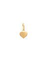Pingente Coracao Mini Liso Reto - 00 - 6mm x 13mm - 0.23gr