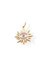 Pingente Sol c/ Olho Grego 24mm (Rosa Buque) - 00 - 24mm x 34mm - 2.00gr
