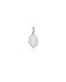 Pingente AG Moldura Nossa Senhora de Lourdes 14mm - G1 - 10mm x 22mm - 0.79gr