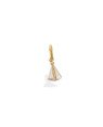 Pingente Nossa Senhora Aparecida 8mm (Rodio) - 00 - 6mm x 15mm - 0.17gr