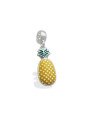Pingente AG Berloque Abacaxi - G3 - 8mm x 30mm - 1.90gr