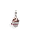 Pingente AG Berloque Cupcake (Marrom/Rosa) - G3 - 14mm x 27mm - 2.21gr