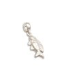Pingente AG Berloque Peixe Duplo - G3 - 10mm x 30mm - 1.64gr