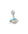 Pingente AG Berloque Cabeca Menino Dupla - G5 - 13mm x 19mm - 1.40gr