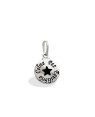 Pingente AG Medalha Estrela Calma/Paz/Equilibrio - G3 - 11mm x 19mm - 0.89gr