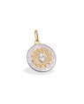 Pingente Pai Nosso c/ Sagrado Coracao de Jesus (Rodio) - 00 - 20mm x 29mm - 2.03gr