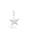 Pingente AG Estrela Lisa Reta Estampada  - G1 - 18mm x 26mm - 1.13gr