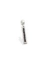 Pingente AG Berloque Placa "Prosperidade" - G5 - 4mm x 28mm - 1.26gr