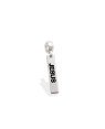 Pingente AG Berloque Placa "Jesus" - G5 - 4mm x 28mm - 1.36gr