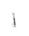 Pingente AG Berloque Placa "Protecao" - G5 - 4mm x 28mm - 1.27gr