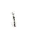 Pingente AG Berloque Placa Signo "Cancer" - G5 - 4mm x 28mm - 1.26gr