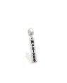 Pingente AG Berloque Placa Signo "Peixes" - G5 - 4mm x 28mm - 1.29gr