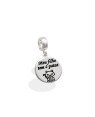 Pingente AG Berloque Gato "Meu Filho Tem 4 Patas" - G5 - 12mm x 21mm - 1.59gr