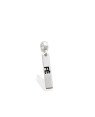 Pingente AG Berloque Placa "Fe" - G5 - 4mm x 26mm - 1.26gr