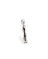 Pingente AG Berloque Placa "Longanimidade" - G5 - 4mm x 26mm - 1.26gr