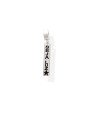 Pingente AG Berloque Placa "Seja Luz" c/ Estrela  - G5 - 4mm x 26mm - 1.30gr