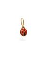 Pingente Joaninha 10mm p/ Resina  - 00 - 9mm x 11mm - 0.41gr