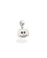 Pingente AG Berloque Cabeca Cachorro Duplo 12mm  - G5 - 12mm x 20mm - 1.55gr