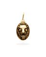 Pingente Oval 20mm Leao de Juda  - 00 - 15mm x 30mm - 1.54gr