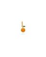 Pingente Laranja 8.5mm p/ Resina - 00 - 6mm x 15mm - 0.30gr