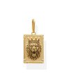 Pingente Placa 28mm "Leao de Juda" - 00 - 20mm x 41mm - 3.73gr