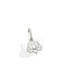 Pingente AG Flor de Lotus  - G5 - 9mm x 15mm - 0.49gr