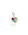 Pingente AG Berloque Coracao Quebra-Cabeca (Autismo)  - G5 - 11mm x 20mm - 1.11gr