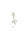 Pingente AG Berloque Flor-de-Lis  - G5 - 9mm x 21mm - 0.81gr