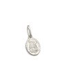 Pingente AG Oval 10mm  Sao Miguel - G5 - 1mm x 1mm - 0.48gr
