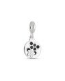 Pingente AG Berloque Medalha 11mm c/ Favo de Mel  - G5 - 11mm x 21mm - 1.34gr