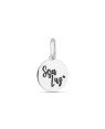 Pingente AG Redondo 12mm Seja Luz * - G3 - 12mm x 21mm - 1.09gr