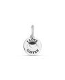Pingente AG Medalha 11mm I Love Coffee Macico - G3 - 12mm x 20mm - 1.12gr