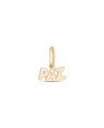 Pingente Paz Lisa 5mm Borda c/ Bolinhas  - 00 - 11mm x 13mm - 0.35gr