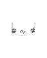 Pingente AG Canga c/ 2 Patas Lisa 1 Cachorro - G5 - 29mm x 16mm - 1.07gr