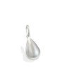 Pingente AG Gota 15mm Abaulada Lisa  - G1 - 11mm x 25mm - 1.04gr