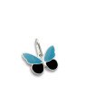 Pingente AG Borboleta 15mm p/ Resina  - G3 - 15mm x 15mm - 0.97gr