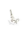 Pingente AG Cavalo Estampado 12mm - G5 - 12mm x 16mm - 0.40gr