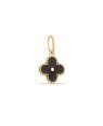 Pingente Trevo 12mm Borda Redonda Torcida (Bolinha Meio) - 00 - 12mm x 21mm - 0.70gr