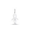 Pingente AG Menina 25mm - G1 - 18mm x 37mm - 1.60gr