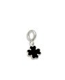 Pingente AG Berloque Trevo 8mm p/ Resina (Riscado Verso) - G3 - 9mm x 20mm - 0.96gr