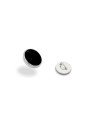 Pingente AG Passante Cabuchao 8mm c/ Resina  - G5 - 8mm x 8mm - 0.78gr