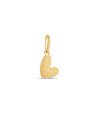 Pingente Coracao Irregular 8mm Textura  - 00 - 11mm x 17mm - 0.30gr