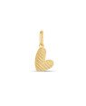Pingente Coracao Irregular 10mm Textura - 00 - 12mm x 18mm - 0.40gr