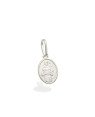 Pingente AG Oval 10x8 Sao Francisco - G3 - 8mm x 17mm - 0.55gr