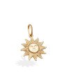 Pingente Sol 16mm c/ Rosto Raio Diamantado - 00 - 16mm x 25mm - 0.93gr