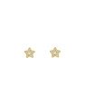 Brinco Estrela Mini Pedra - 00 - 6mm x 6mm - 0.62gr